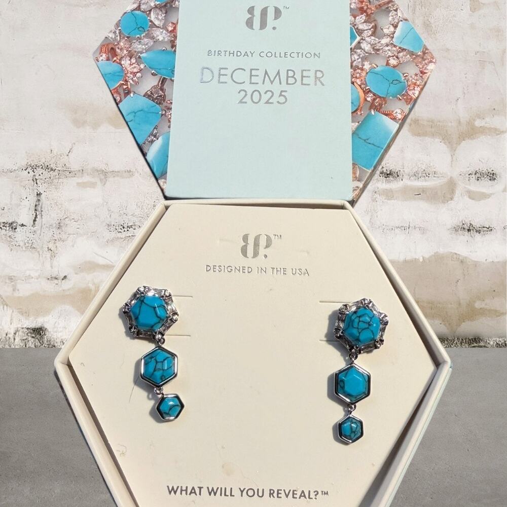 Bomb Party $160 "Kind of Crushing It" Earrings NWT